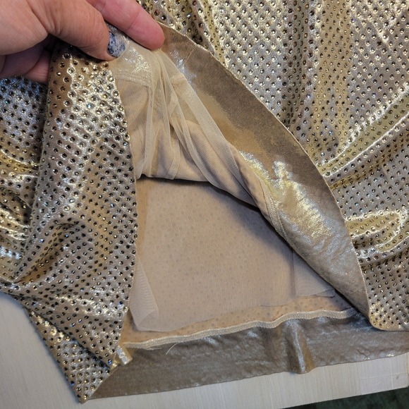 Ralph Lauren Purple Label Donelle Metallic Jersey Cocktail Dress Size 10 $4,990 - Picture 12 of 12